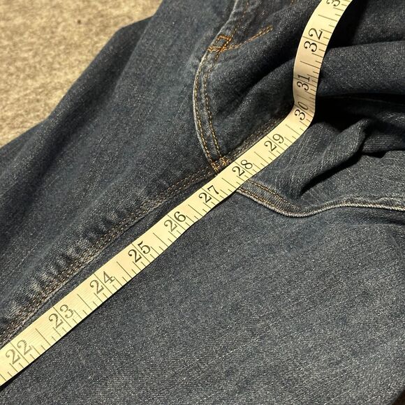 Peter Millar Jeans Mens 38x28‎ Blue Denim Medium Wash Straight Leg - Picture 12 of 13
